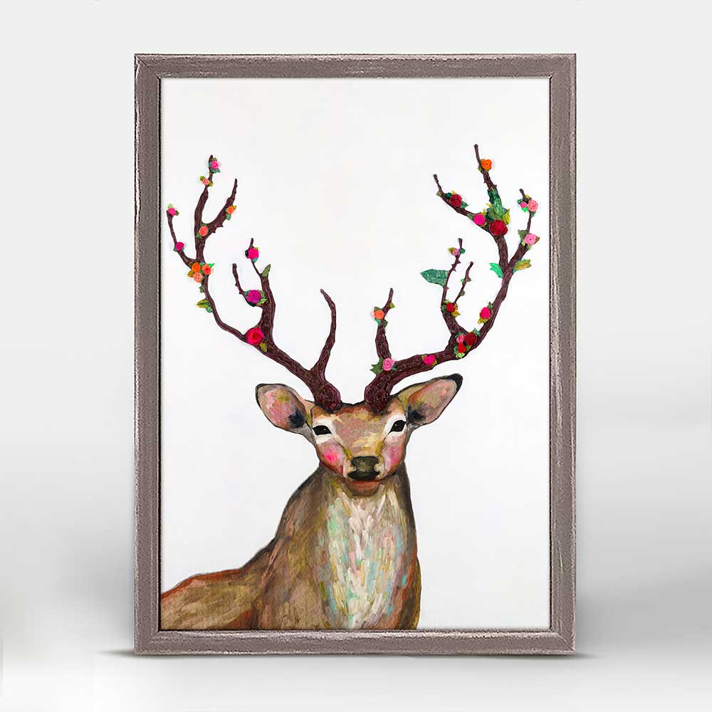 Holiday - Rosy Buck Mini Framed Canvas