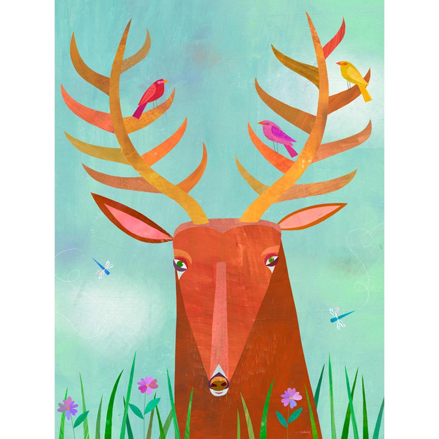 Forest Adventure - Deer Canvas Wall Art