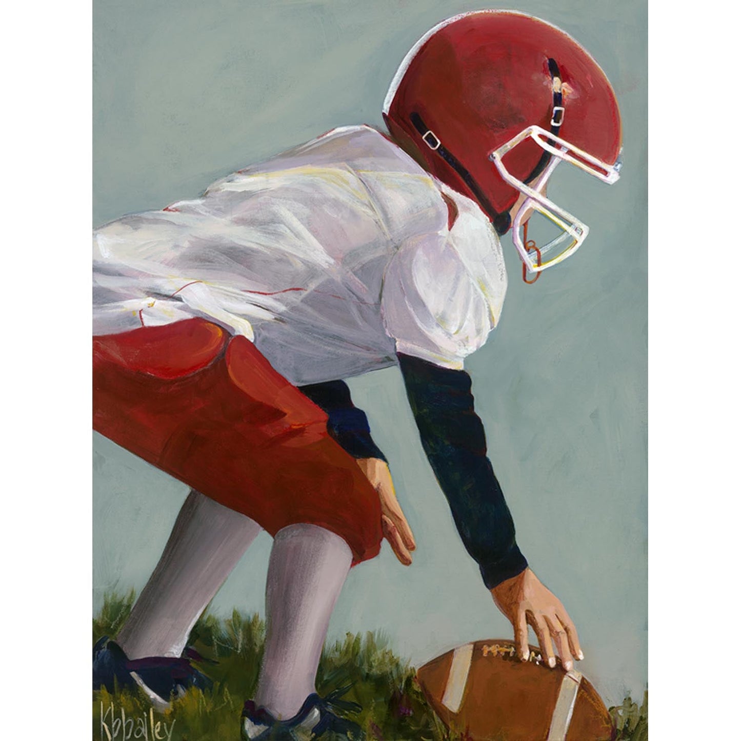 Lil' Football Star 2 Canvas Wall Art - GreenBox Art