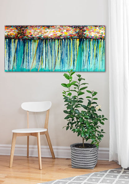 Summer Lightning Canvas Wall Art - GreenBox Art