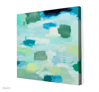 After The Rain Abstract Canvas Wall Art