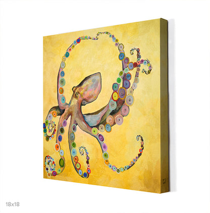 Octopus Canvas Wall Art
