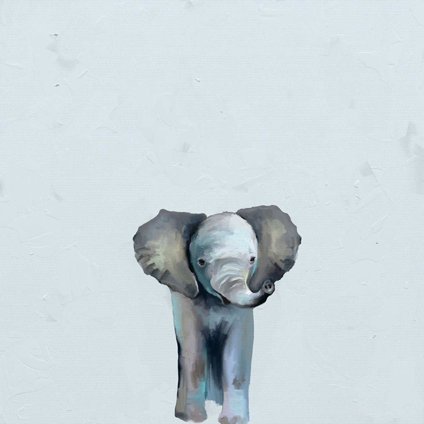 Blue Ellie Canvas Wall Art - GreenBox Art