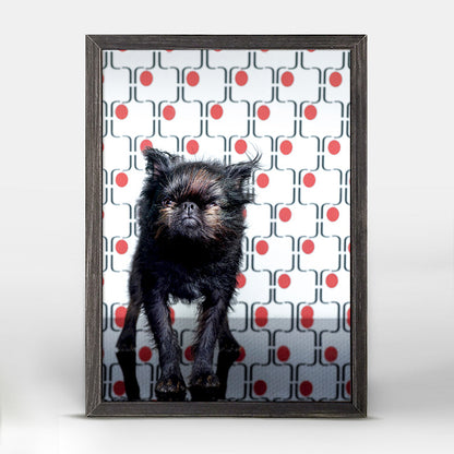 Dog Collection - Dog Days Mini Framed Canvas - GreenBox Art