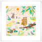 Owl, Buns and Bird Art Prints