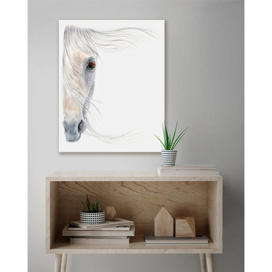 Horse Portrait 1 Canvas Wall Art