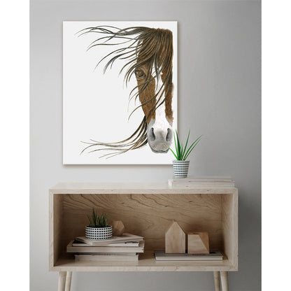 Horse Portrait 2 Canvas Wall Art