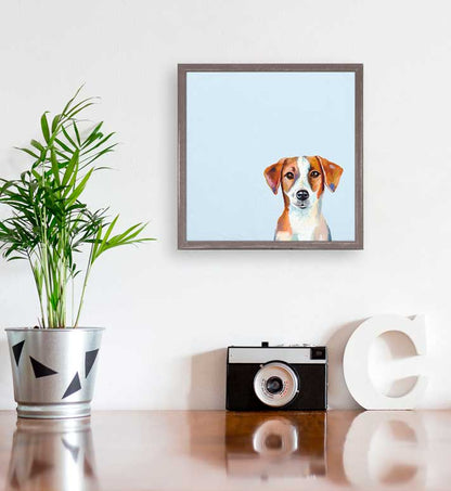 Best Friend - Jack Russell Mini Framed Canvas