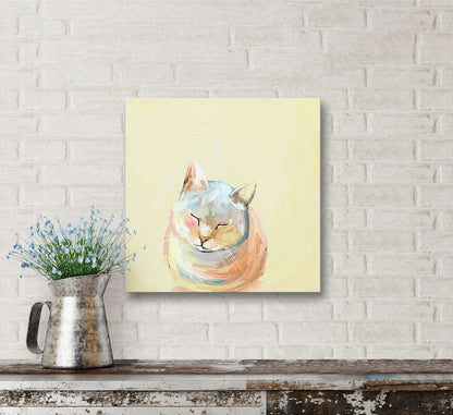 Feline Friends - Catnap Canvas Wall Art - GreenBox Art