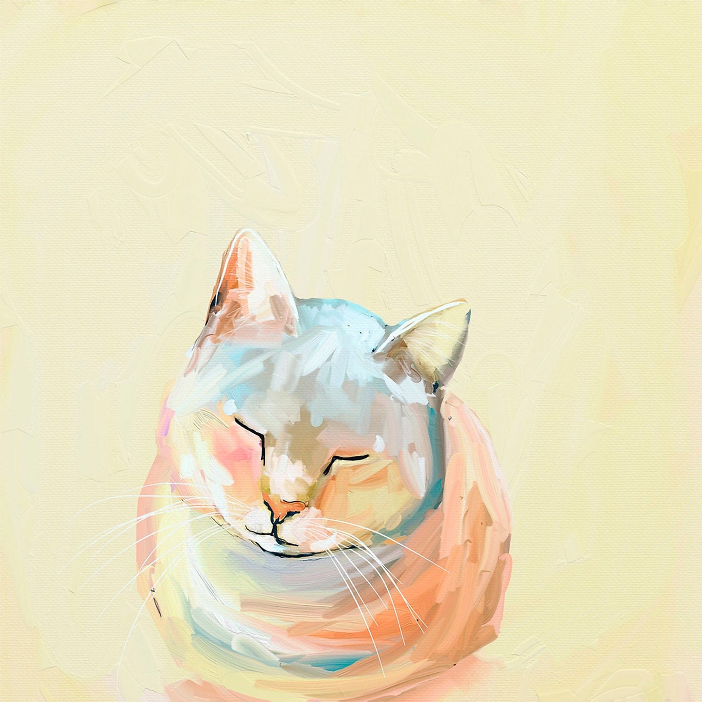 Feline Friends - Catnap Canvas Wall Art