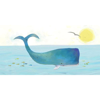 Whale's Sunshine Day Canvas Wall Art