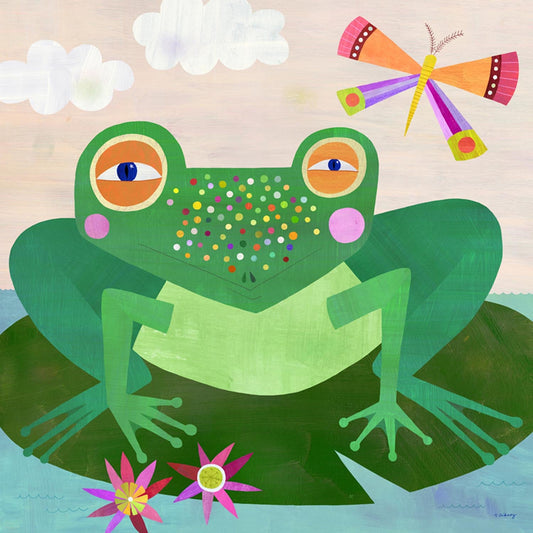 Spotted Frog Canvas Wall Art