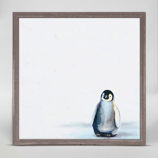 Baby Penguin Mini Framed Canvas