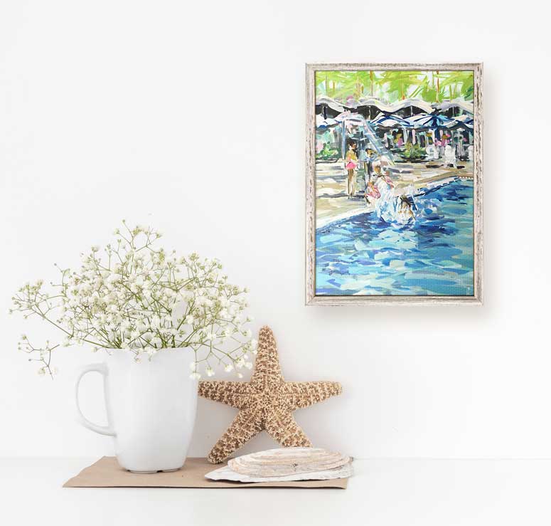 Adult Swim Mini Framed Canvas