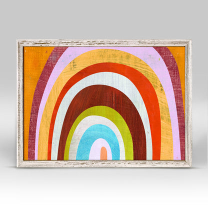 Rainbow Arch Mini Framed Canvas