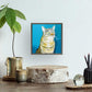 A Cat Named George Mini Framed Canvas