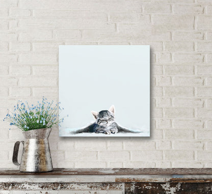 Feline Friends - Cozy Kitten Canvas Wall Art