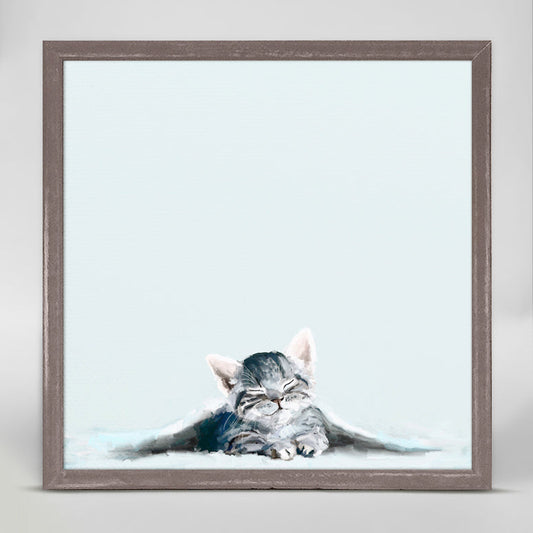 Feline Friends - Cozy Kitten Mini Framed Canvas