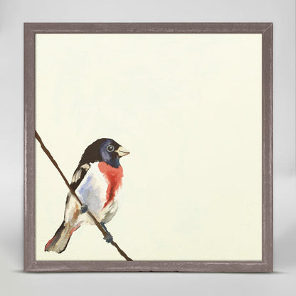 Curious Bird Mini Framed Canvas - GreenBox Art