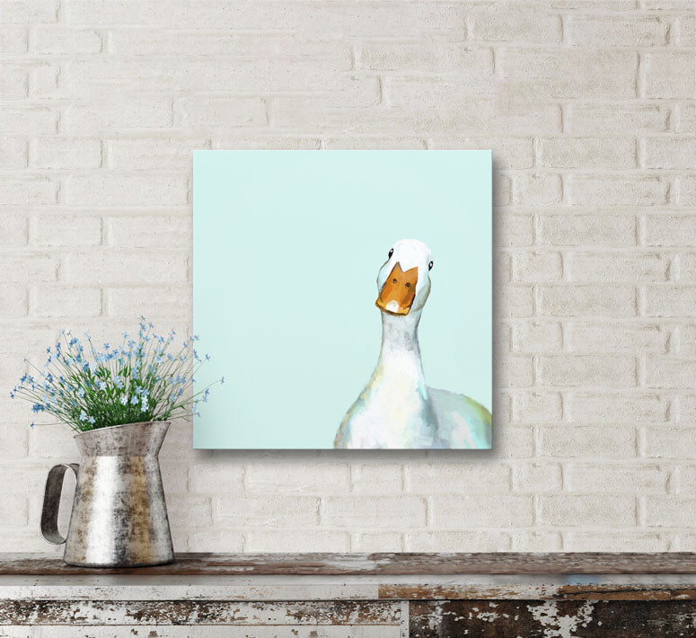 Curious Duck Canvas Wall Art - GreenBox Art