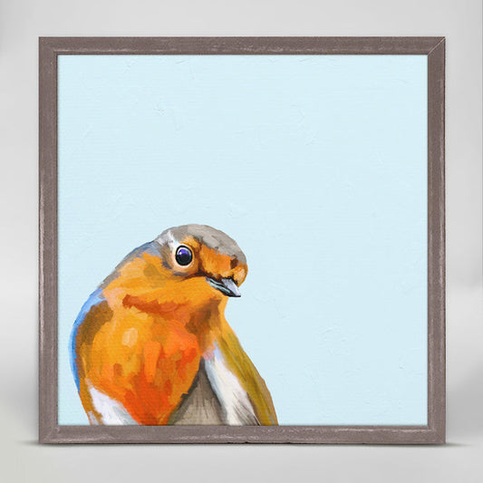 Hey There Bird Mini Framed Canvas - GreenBox Art