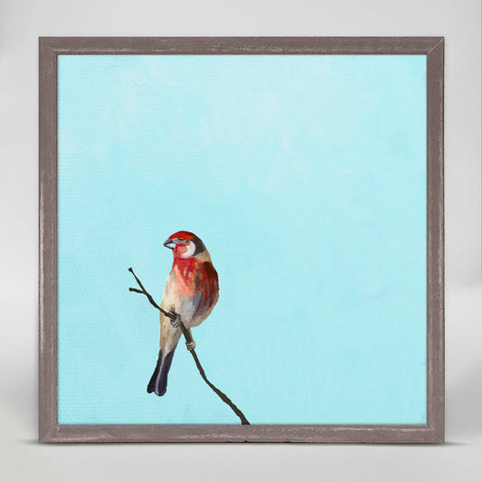 Peaceful Bird Mini Framed Canvas - GreenBox Art