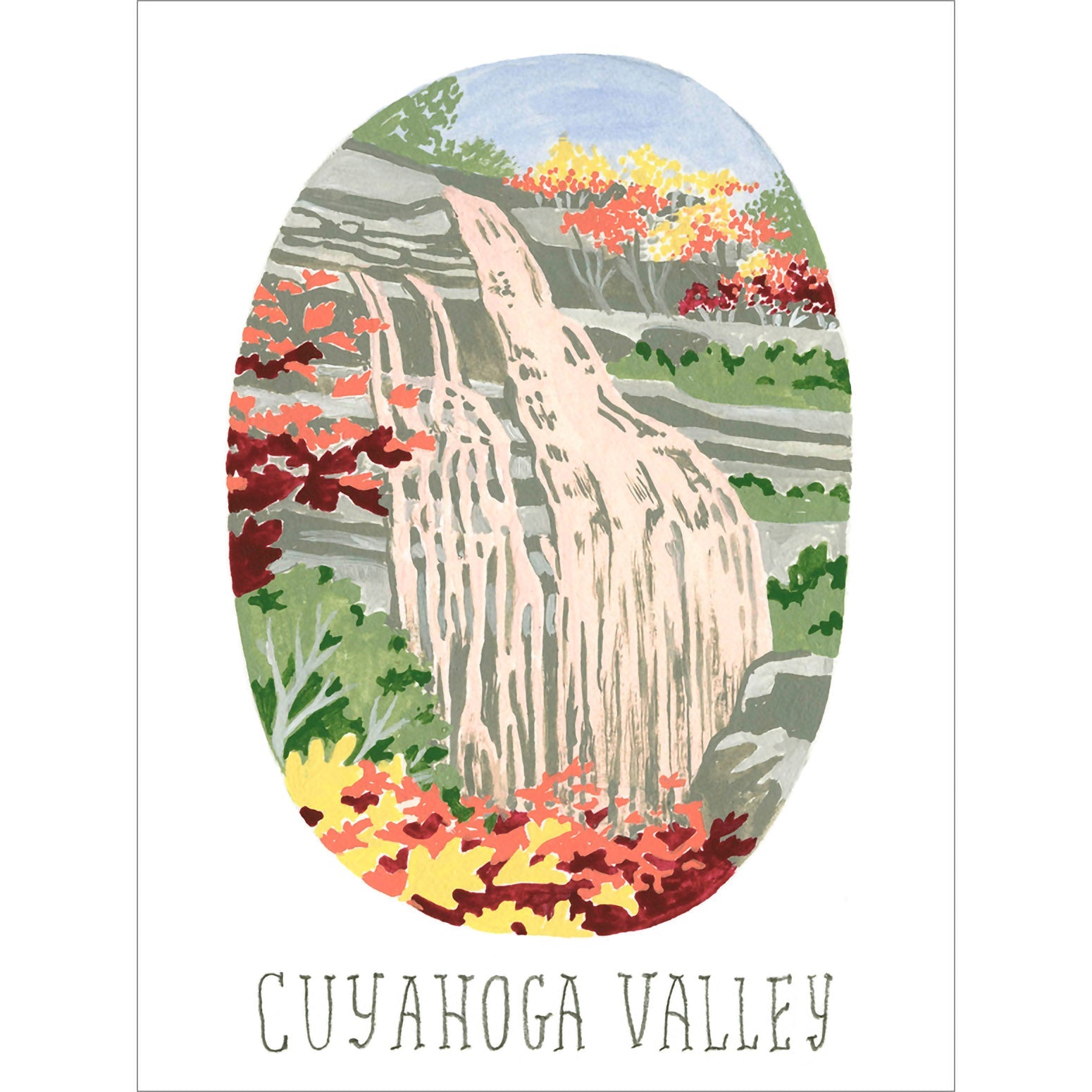 National Parks - Cuyahoga Valley Canvas Wall Art - GreenBox Art