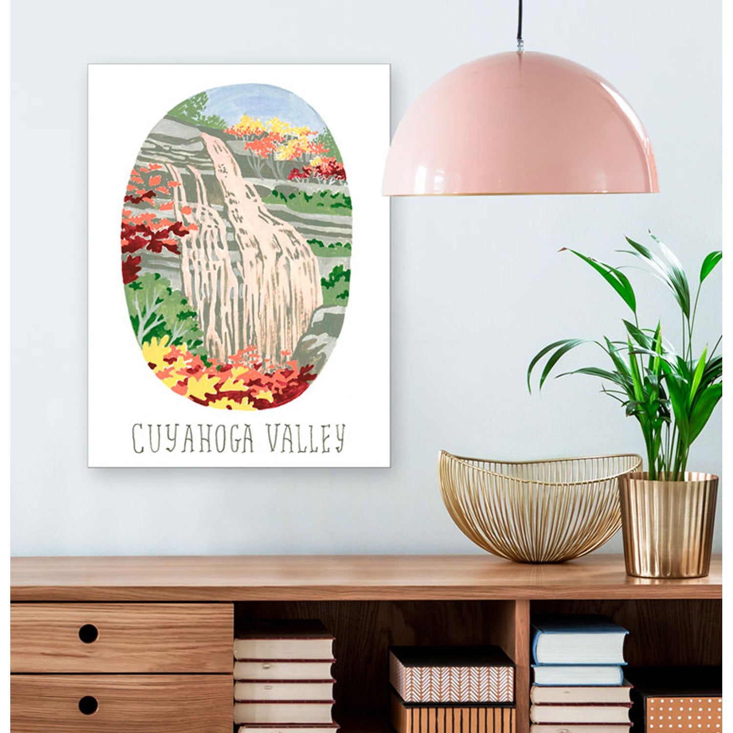 National Parks - Cuyahoga Valley Canvas Wall Art - GreenBox Art