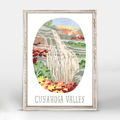 National Parks - Cuyahoga Valley Mini Framed Canvas