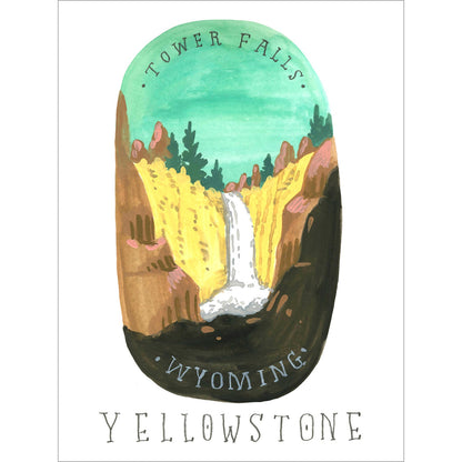 National Parks - Yellowstone Canvas Wall Art - GreenBox Art