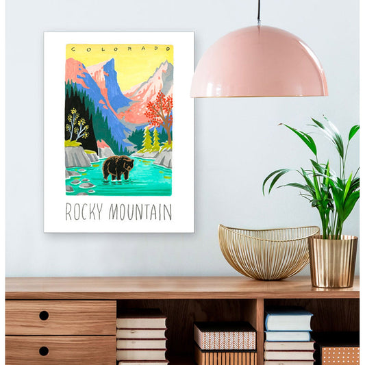 National Parks - Rocky Mountain Canvas Wall Art