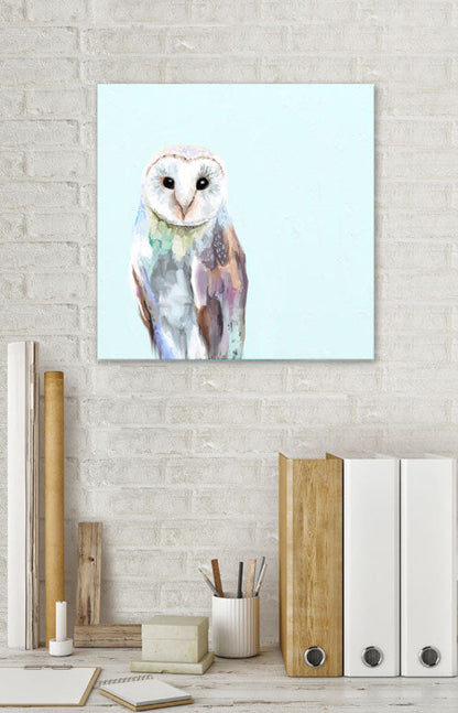 Healing Owl Canvas Wall Art - GreenBox Art