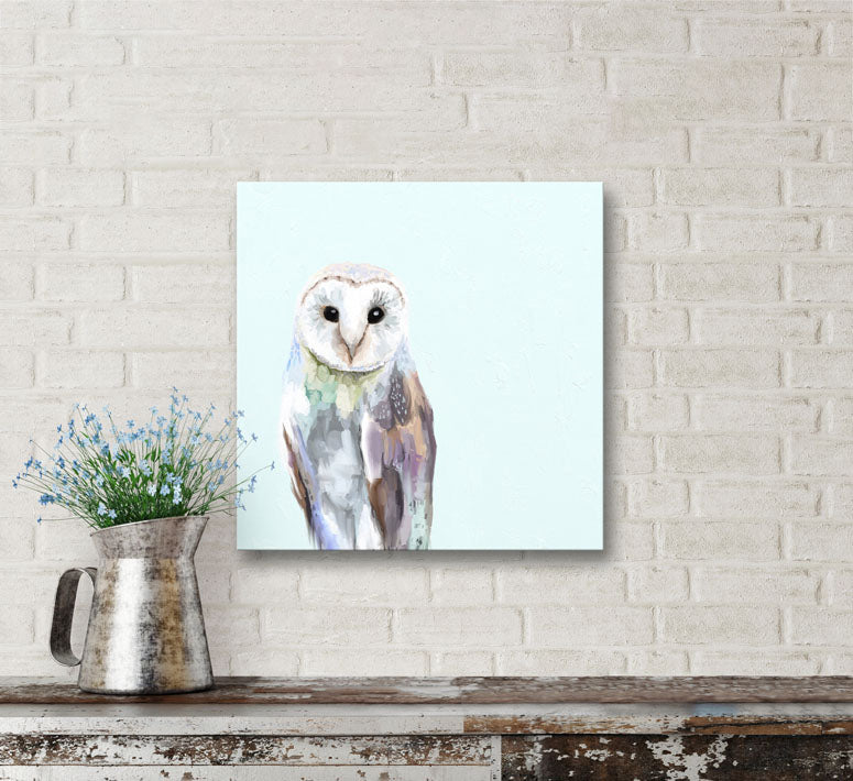 Healing Owl Canvas Wall Art - GreenBox Art