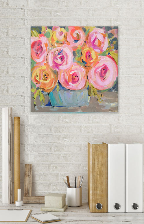 Rosa Fina Canvas Wall Art