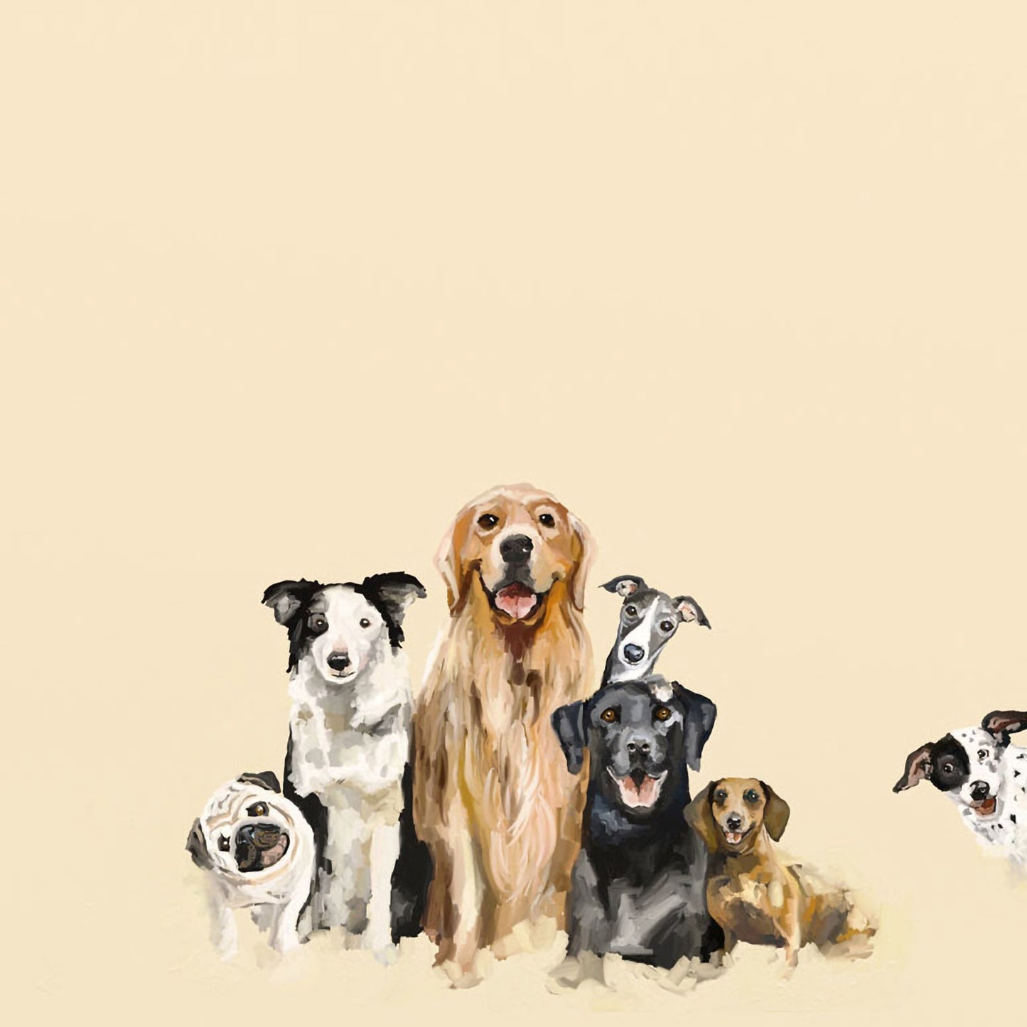 Best Friends - Puppy Pack Canvas Wall Art