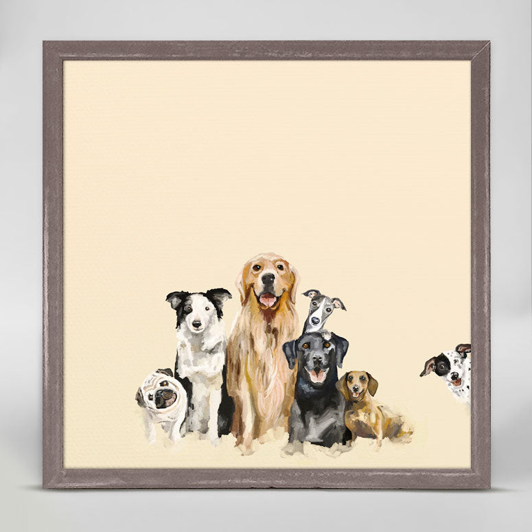 Best Friends - Puppy Pack Mini Framed Canvas