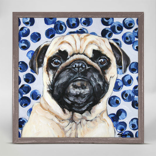 PugBerry Mini Framed Canvas