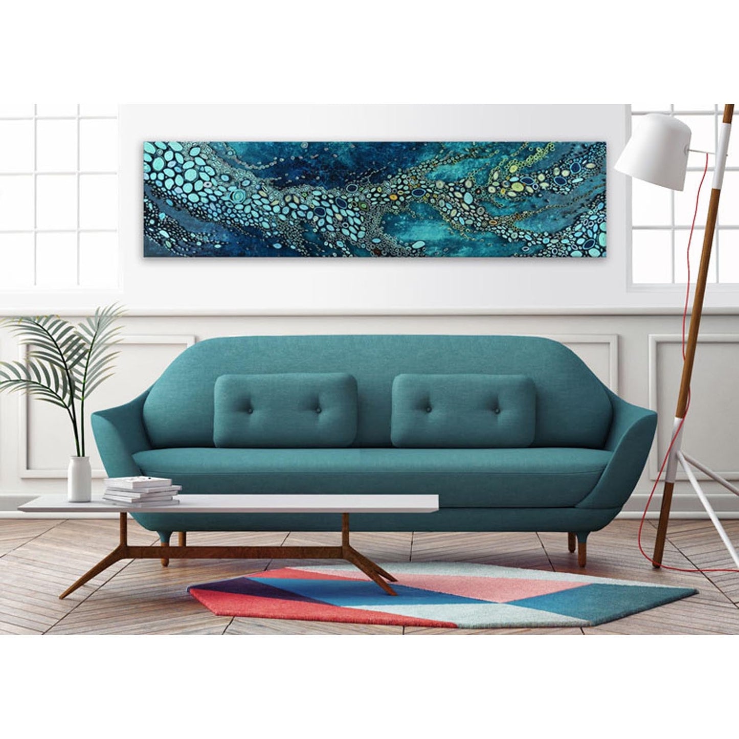 Streaming Right Along Canvas Wall Art - GreenBox Art