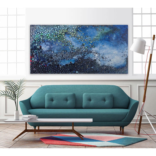 Blueberry Coast Canvas Wall Art - GreenBox Art