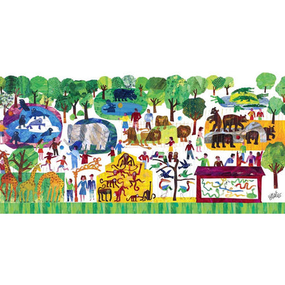 Eric Carle's 123 Zoo Canvas Wall Art