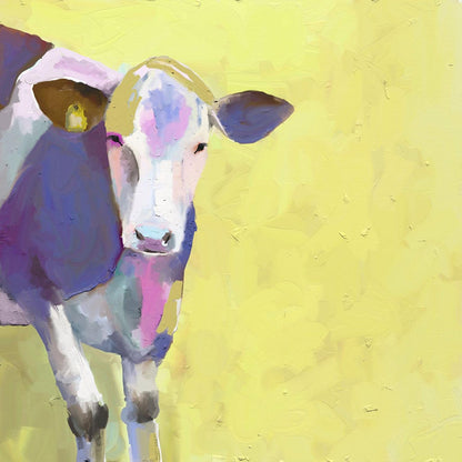 Modern Cow Canvas Wall Art