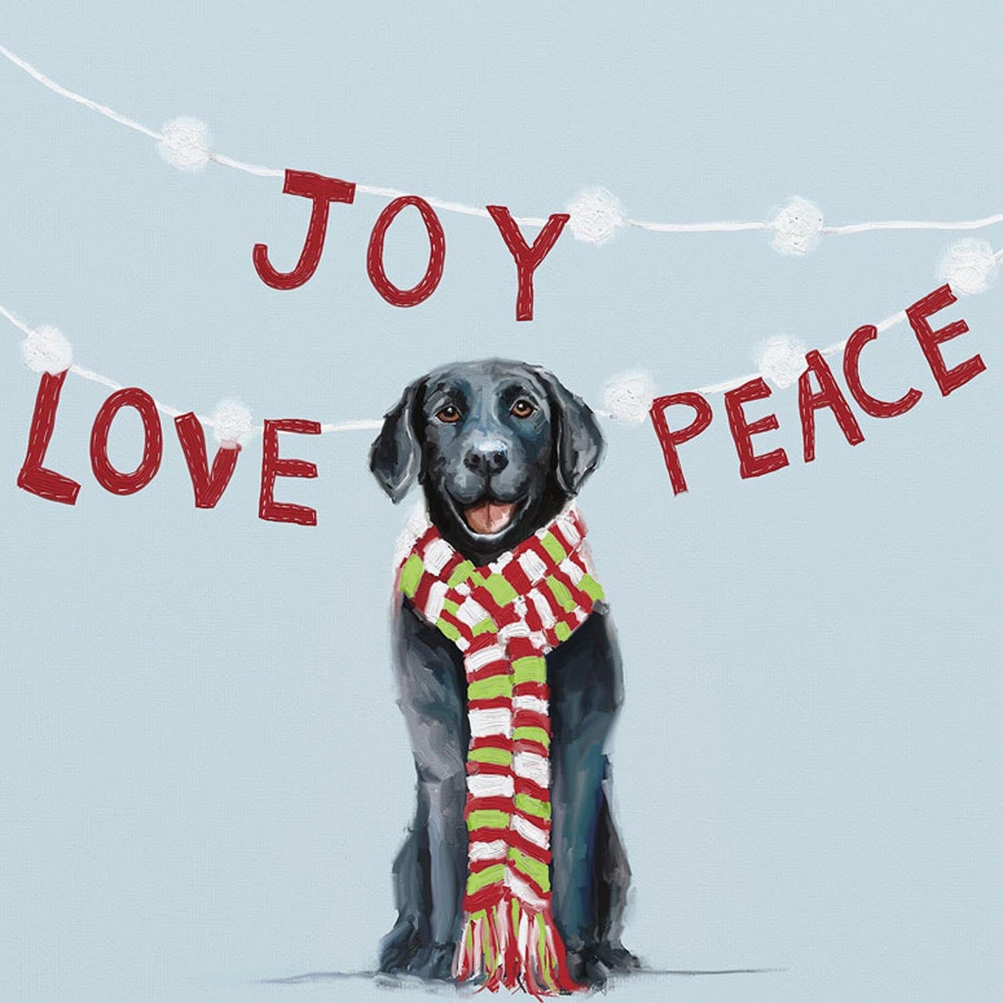 Holiday - Joy Love Peace Canvas Wall Art