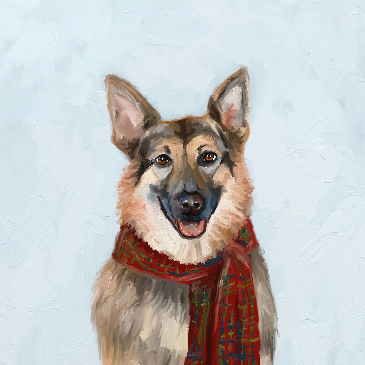 German shepherd shop wall art