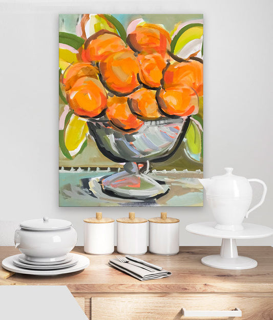 Citrus - Oranges Canvas Wall Art
