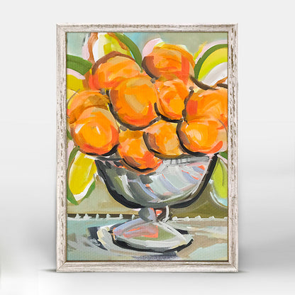 Citrus - Oranges Mini Framed Canvas