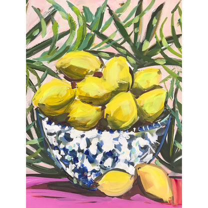 Citrus - Lemons Canvas Wall Art