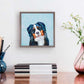 Best Friend - Bernese Mountain Dog Mini Framed Canvas