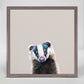 Bemused Badger Mini Framed Canvas