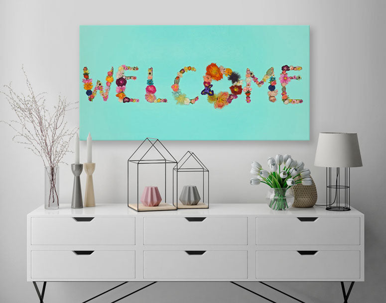 Welcome Canvas Wall Art