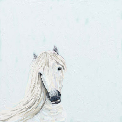 Blue Horse Canvas Wall Art